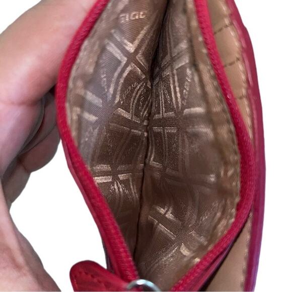 LODIS - Raspberry Embossed Card Holder/Coin Purse - Picture 5 of 9